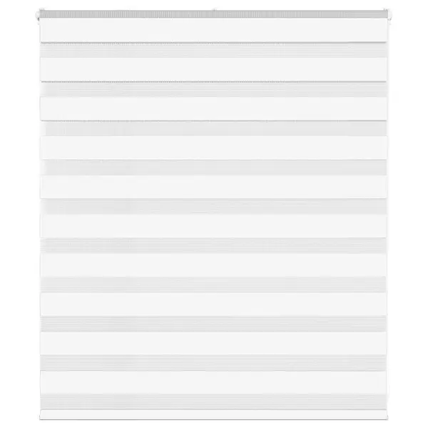 Gossi jaluzea tip zebra alb latime tesatura 130,9 cm poliester