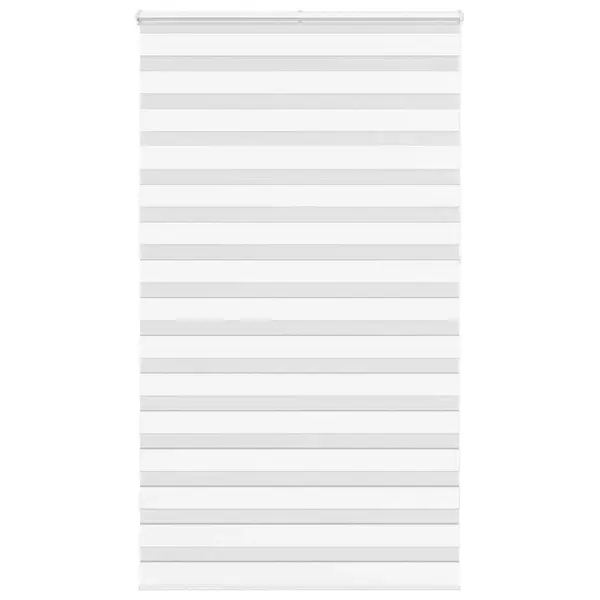 Gossi jaluzea tip zebra alb latime tesatura 130,9 cm poliester