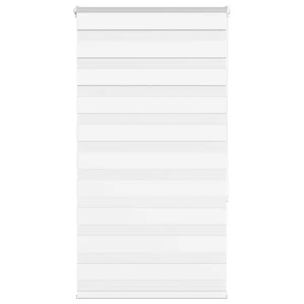 Gossi jaluzea tip zebra alb latime tesatura 75,9 cm poliester