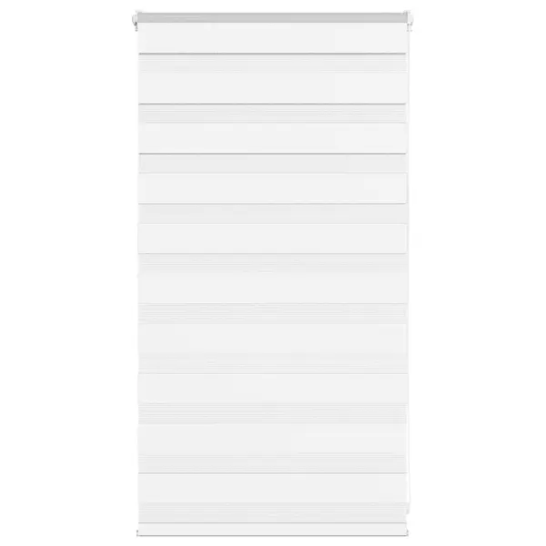 Gossi jaluzea tip zebra alb latime tesatura 75,9 cm poliester