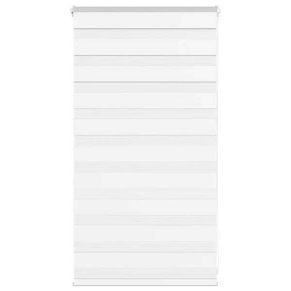Gossi jaluzea tip zebra alb latime tesatura 85,9 cm poliester