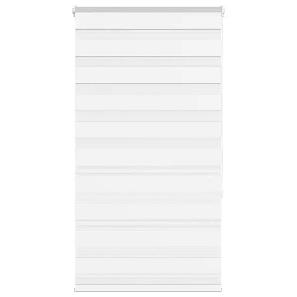 Gossi jaluzea tip zebra alb latime tesatura 85,9 cm poliester