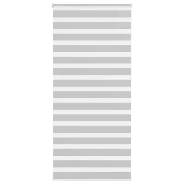 Gossi jaluzea tip zebra gri deschis latime tesatura 100,9cm poliester