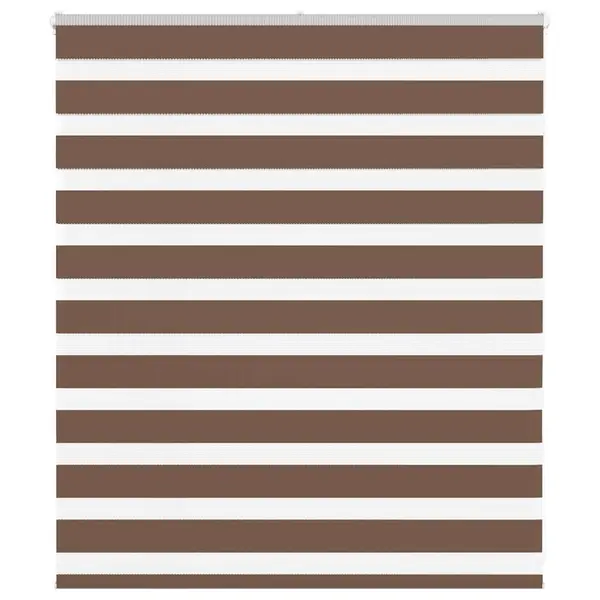 Gossi jaluzea tip zebra maro latime tesatura 120,9 cm poliester