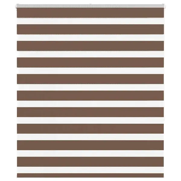 Gossi jaluzea tip zebra maro latime tesatura 120,9 cm poliester