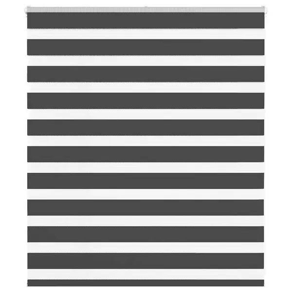 Gossi jaluzea tip zebra neagra latime tesatura 115,9 cm poliester