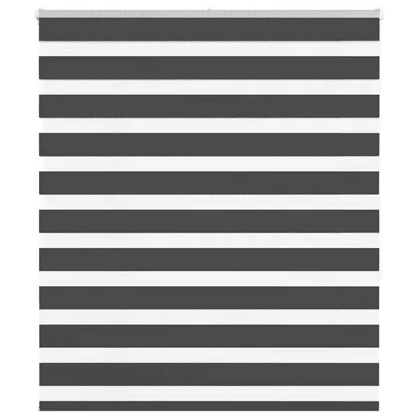 Gossi jaluzea tip zebra neagra latime tesatura 120,9 cm poliester