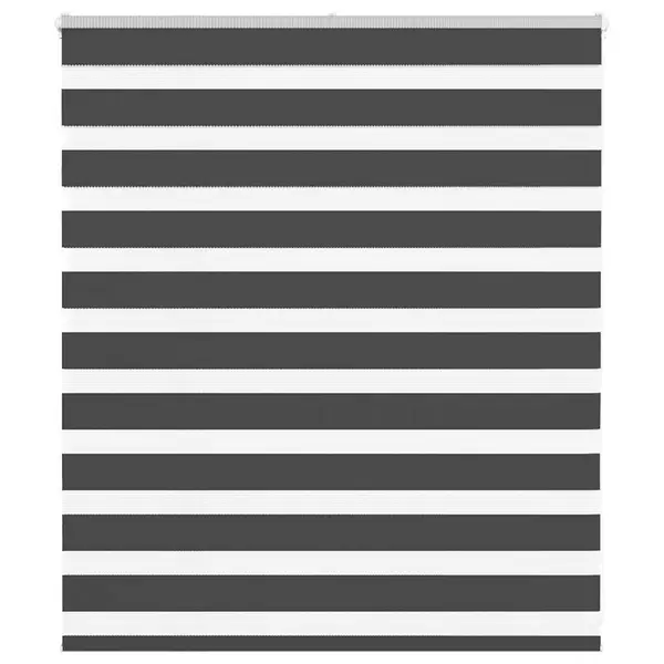Gossi jaluzea tip zebra neagra latime tesatura 125,9 cm poliester