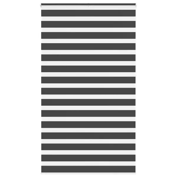 Gossi jaluzea tip zebra neagra latime tesatura 125,9 cm poliester