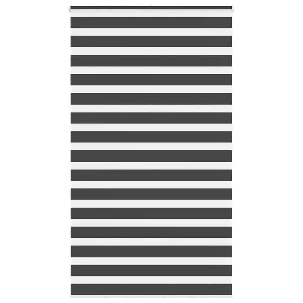 Gossi jaluzea tip zebra neagra latime tesatura 130,9 cm poliester