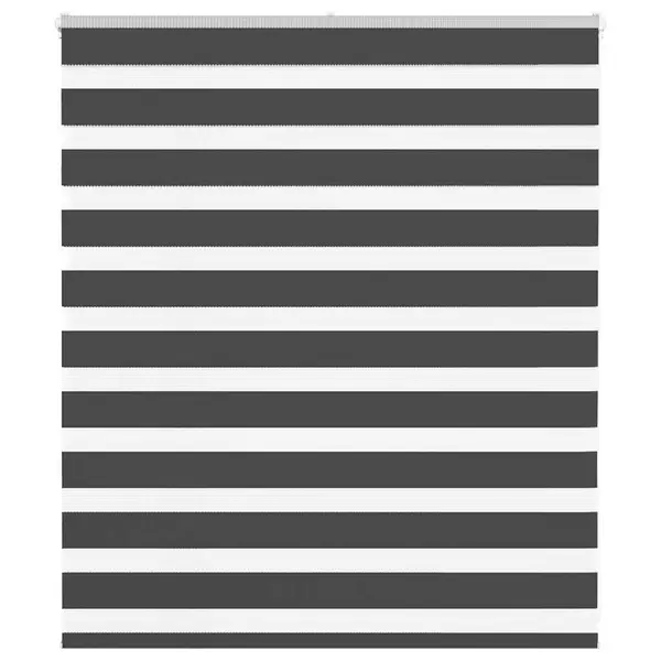Gossi jaluzea tip zebra neagra latime tesatura 130,9 cm poliester