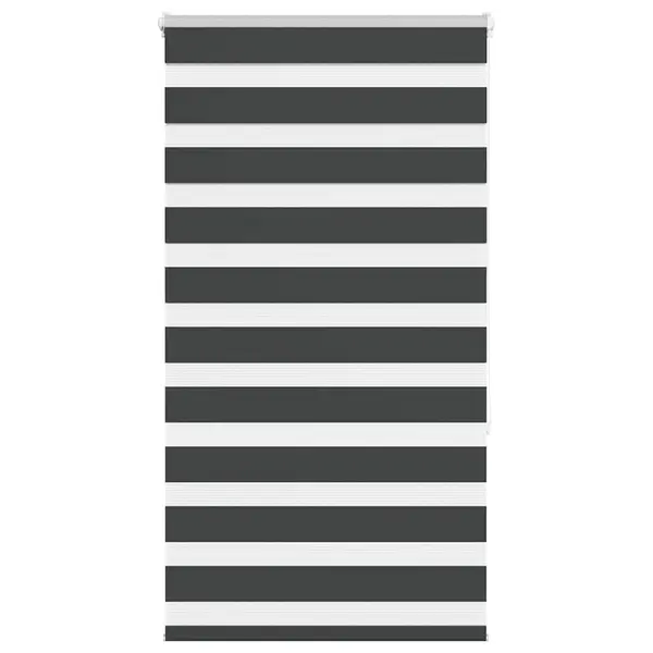 Gossi jaluzea tip zebra neagra latime tesatura 80,9 cm poliester