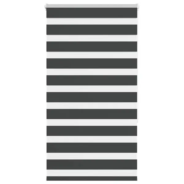 Gossi jaluzea tip zebra neagra latime tesatura 85,9 cm poliester