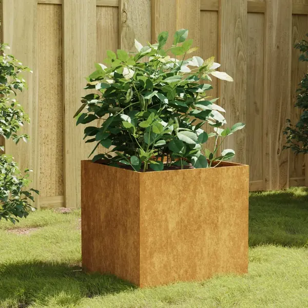 Gossi jardiniera, 40x41x40 cm, otel corten