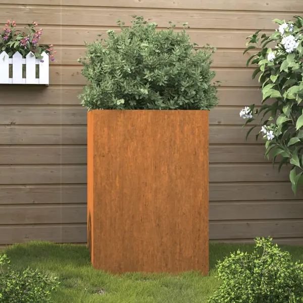 Gossi jardiniera, 52x48x75 cm, otel corten