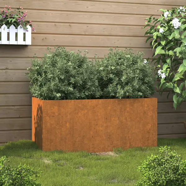 Gossi jardiniera, 62x40x39 cm, otel corten