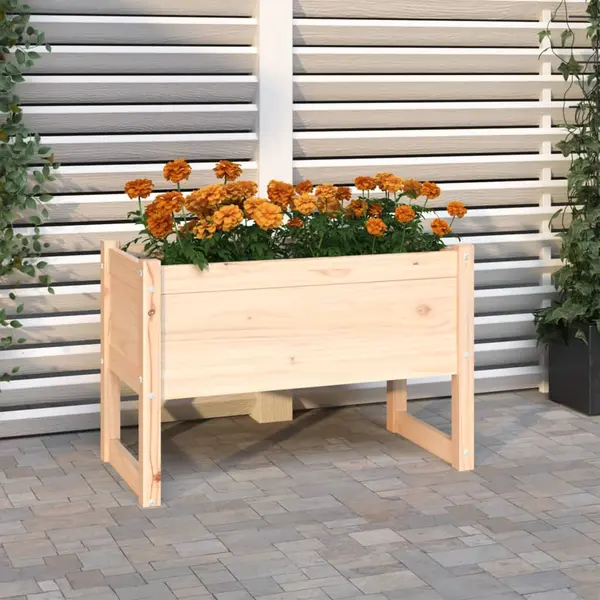 Gossi jardiniera, 78x40x52 cm, lemn masiv de pin