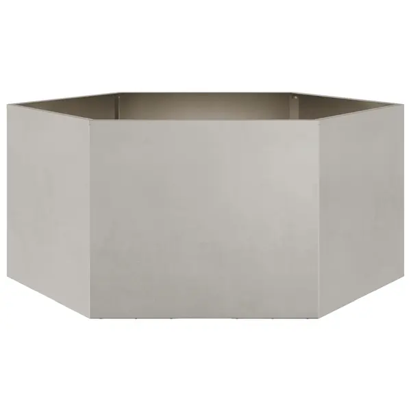 Gossi jardiniera de gradina 104x90x45 cm otel inoxidabil hexagonal