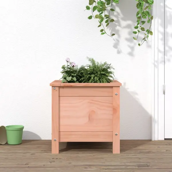 Gossi jardiniera de gradina, 40x40x39 cm, lemn masiv douglas