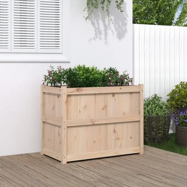Gossi jardiniera de gradina, 90x50x70 cm, lemn masiv de pin