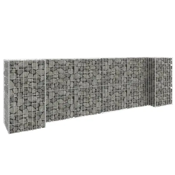 Gossi jardiniera gabion in forma de h, 260 x 40 x 80 cm, sarma otel