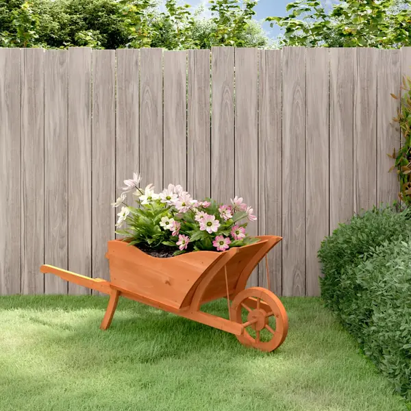 Gossi jardiniera tip roaba, 128x45,5x43 cm, lemn masiv de brad