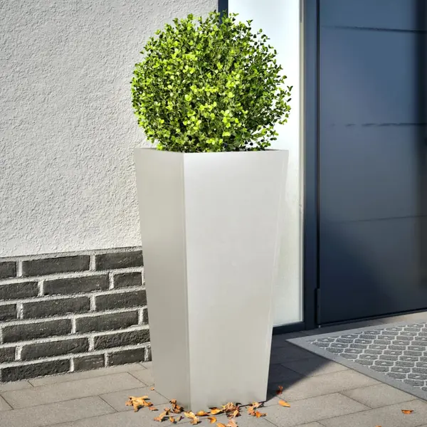 Gossi jardiniere gradina, 2 buc., 35x35x75 cm, otel inoxidabil