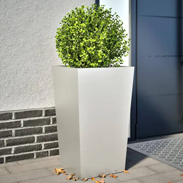 Gossi jardiniere gradina, 2 buc., 45x45x75 cm, otel inoxidabil