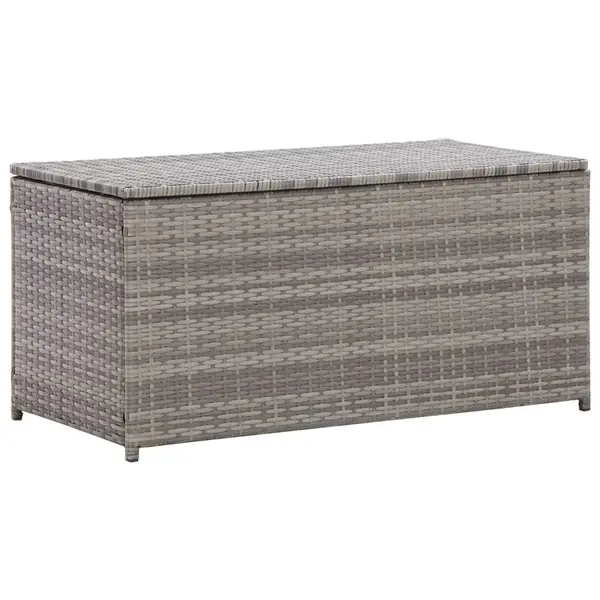 Gossi lada de depozitare de gradina, gri, 100x50x50 cm, poliratan