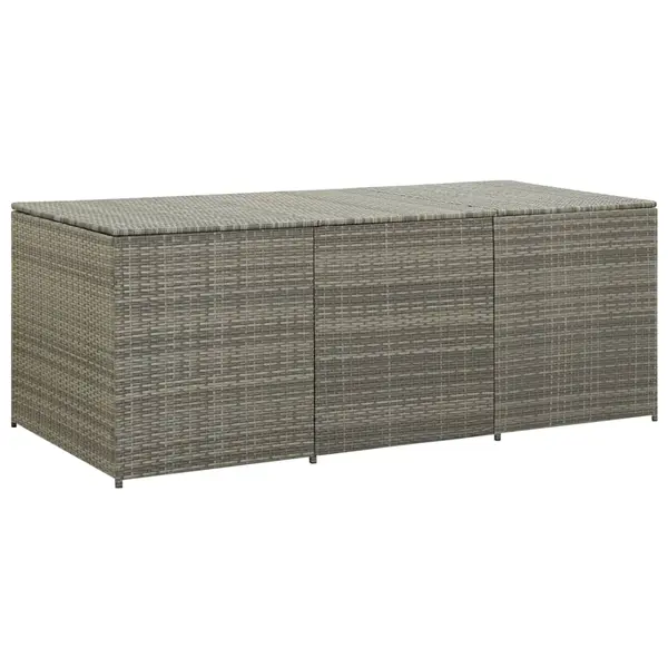 Gossi lada de depozitare de gradina, gri, 180x90x70 cm, poliratan