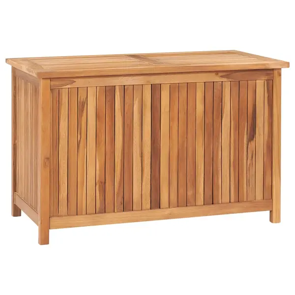 Gossi lada de depozitare gradina, 90x50x58 cm, lemn masiv de tec