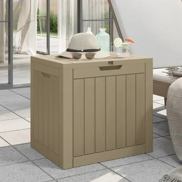 Gossi lada depozitare de gradina, gri, 55,5x43x53 cm, polipropilena