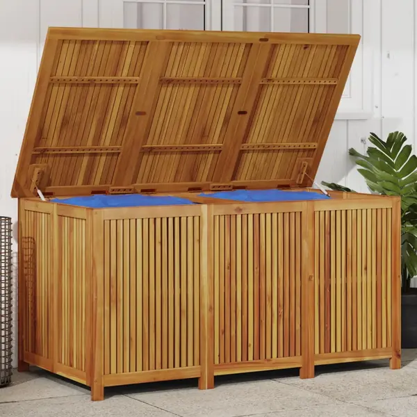 Gossi lada depozitare pentru gradina 150x80x75 cm lemn masiv acacia