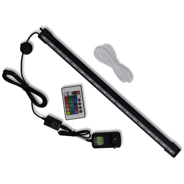 Gossi lampa cu led pentru acvariu cu bule rgb 48 cm
