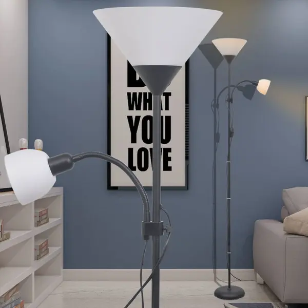 Gossi lampa de podea, negru
