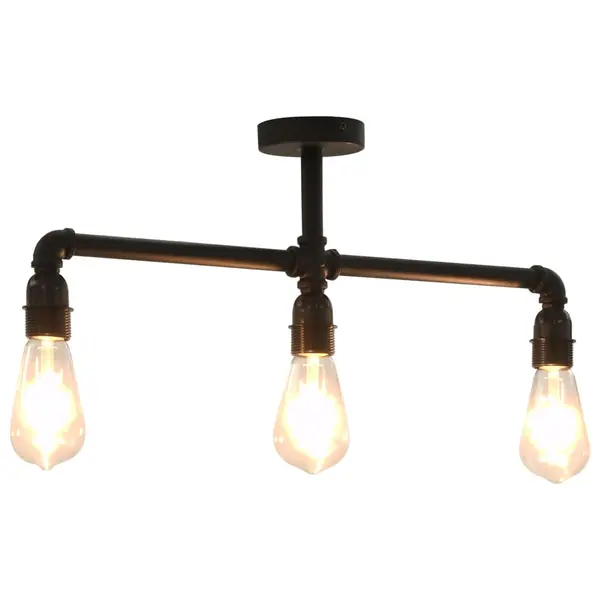 Gossi lampa de tavan, negru, 3 becuri x e27
