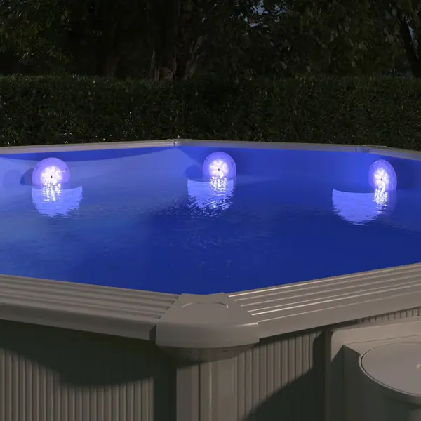 Gossi lampa led plutitoare de piscina, cu telecomanda, multicolor