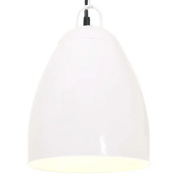Gossi lampa suspendata industriala, 25 w, alb, 32 cm, e27, rotund