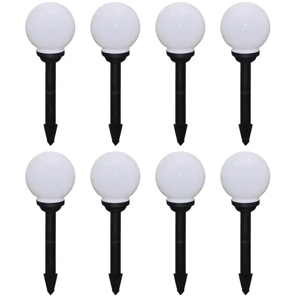 Gossi lampi de exterior pentru alee led 8 buc. 15 cm, cu tarus de sol