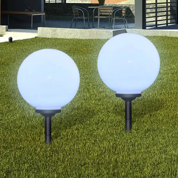 Gossi lampi de exterior pentru alei led 2 buc. 30 cm, cu tarus de sol