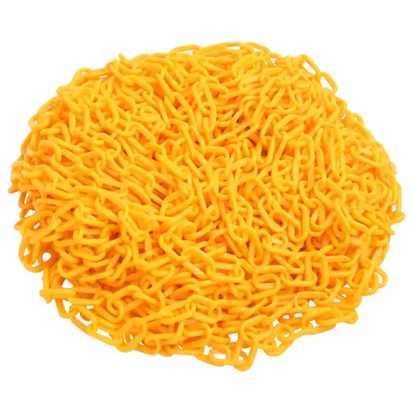 Gossi lanturi de avertizare, galben ,100 m Ø8 mm, plastic