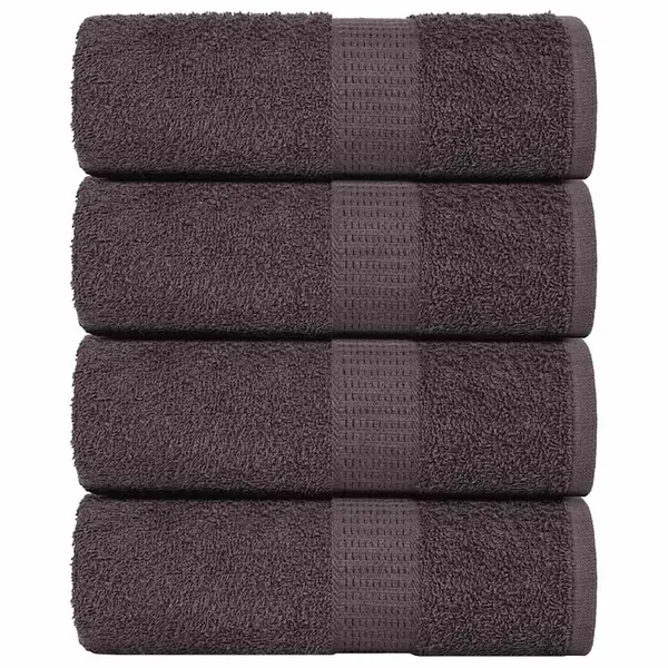 Gossi lavete 4 buc antracit 15x21 cm 360 g/m2 100% bumbac