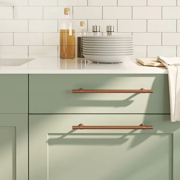 Gossi manere de dulap, 20 buc., bronz, 224 mm, otel inoxidabil
