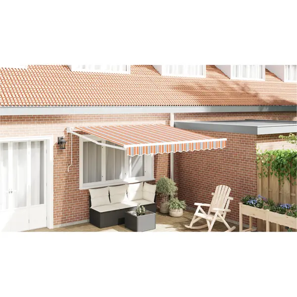 Gossi marchiza retractabila automata cu dungi multicolore 350x250 cm