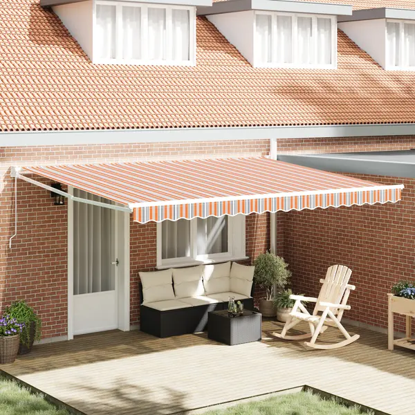 Gossi marchiza retractabila manuala dunga multicolor 450x300 cm