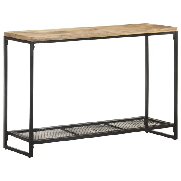 Gossi masa consola, 110 x 35 x 75 cm, lemn masiv de mango