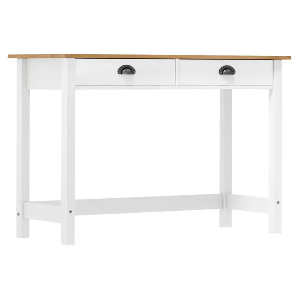 Gossi masa consola hill cu 2 sertare, 110x45x74 cm, lemn masiv pin