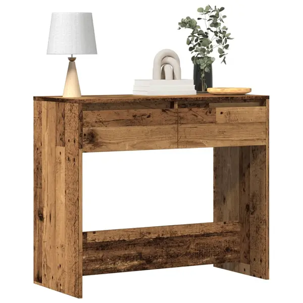 Gossi masa consola, lemn vechi, 89x41x76,5 cm, lemn prelucrat
