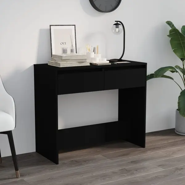 Gossi masa consola, negru, 89x41x76,5 cm, otel