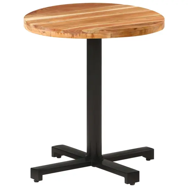 Gossi masa de bistro, Ø70x75 cm, lemn masiv de acacia, rotunda